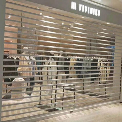 商铺水晶卷帘门应用